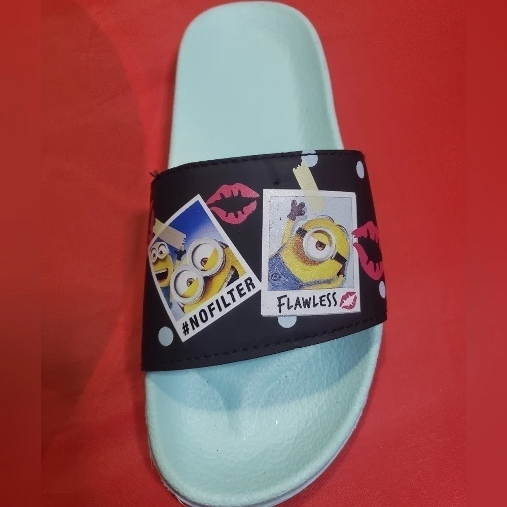 minions animated sandals for girls size 2